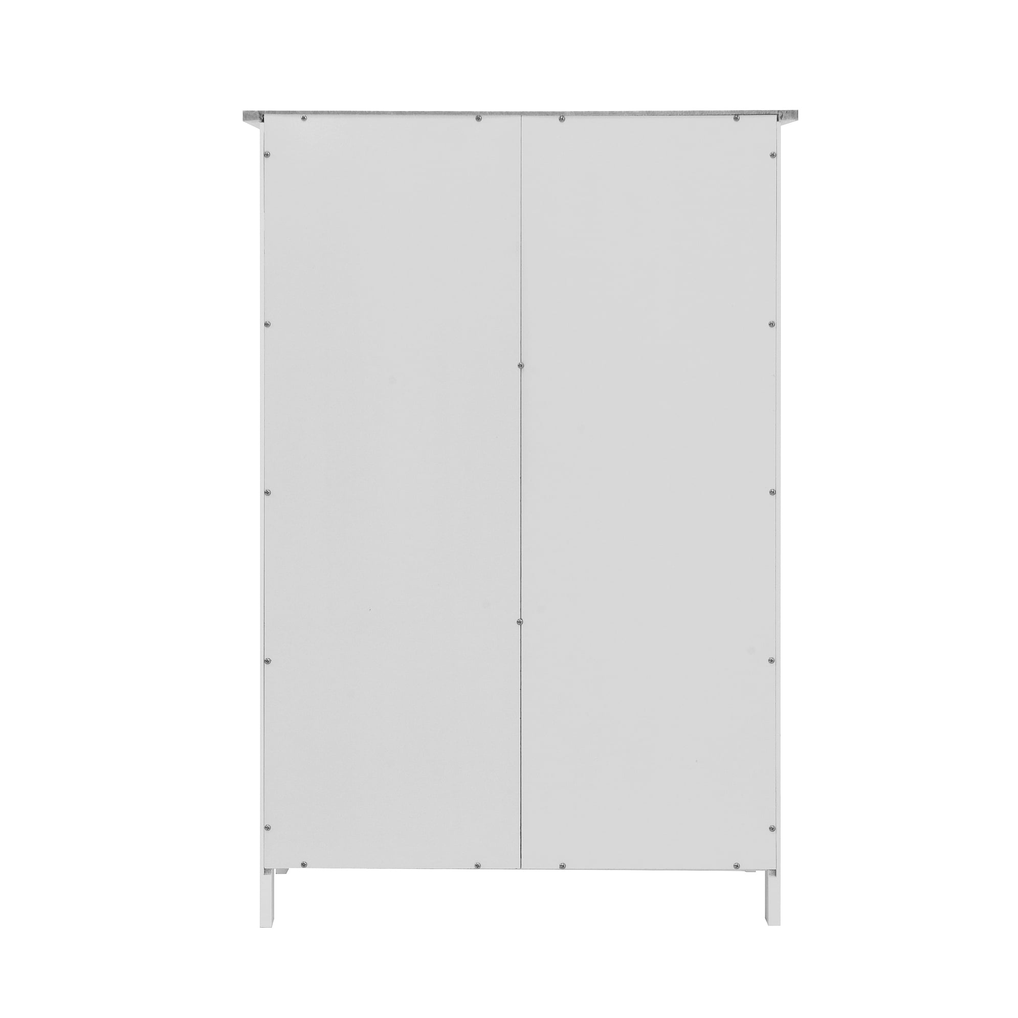 Noble House 32.3" Bathroom Storage Cabinet with Drawers and Adjustable Shelf, White
