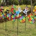 thumbnail image 3 of Animal Cycling Windmill Outdoor Decoration Insert Ground Windmill, 3 of 8