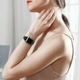 thumbnail image 5 of WFEAGL Leather Band for iWatch Apple Watch Band 38mm 40mm Black/Gold, 5 of 6