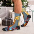 thumbnail image 7 of Vsdgher Refreshing Fruit Infused Drinks Unisex Crew Socks Lightweight Breathable Ventilation Ankle Socks, Mid-calf socks for Daily, 7 of 7