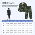thumbnail image 4 of Fotbe Hawaiian Tribal Mask Pattern Long Sleeve Pajama Set for Men,Sleepwear Set,2-piece Loungewear Set,Soft PJs Comfy Nightwear with Pockets-Medium, 4 of 7