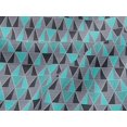 thumbnail image 5 of oneOone Tissu Jersey Viscose Triangle Imprimé Géométrique BTY 60 Pouces de Large, 5 of 5