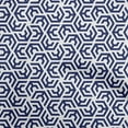 thumbnail image 1 of oneOone Rayon Navy Blue Fabric Geometric Fabric For Sewing Printed Craft Fabric By The Yard 56 Inch Wide, 1 of 4