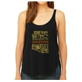 thumbnail image 1 of LA Pop Art Women's Premium Word Art Flowy Tank Top - Az Pics, 1 of 2