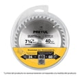 thumbnail image 2 of Disco Sierra P/madera 7-1/4 60 Dientes C5/8 Pretul Pretul ST-760P, 2 of 2
