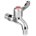 thumbnail image 3 of Grifo de lavadora con rosca macho G1/2, grifo de agua fría individual montado en la pared para fregar, lavabo de piscina, 3 of 14