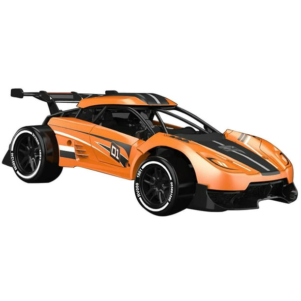 Coche de carreras RC HUOGUO, escala 1/16, Drift, aleación de 2,4 GHz, alta velocidad