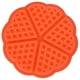 thumbnail image 1 of Nestle 5 Cavity Silicone Waffle Mold, Cake Mold, Chocolate Mold, Muffin Mold, Breakfast Baking Mold (Round), 1 of 3