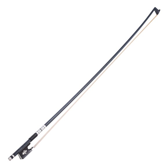 Bâton Rond en Fibre de Carbone Tressée avec Nœud Violon Fiddle 4/4 Bien Équilibré