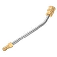 thumbnail image 3 of Barra de extensión de lanza rociadora de alta presión curvada de 30 grados Barra de extensión de lanza de repuesto de conexión rápida de 1/4"para limpieza del hogar y del automóvil Riego agrícola, 3 of 5