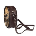 thumbnail image 3 of Lsque Grim Coffee Skull Pattern Shoulder Bag – Microfiber Leather Crossbody with Detachable Strap & Handle Ring, Waterproof & Durable, Elegant Everyday Carry, 3 of 5