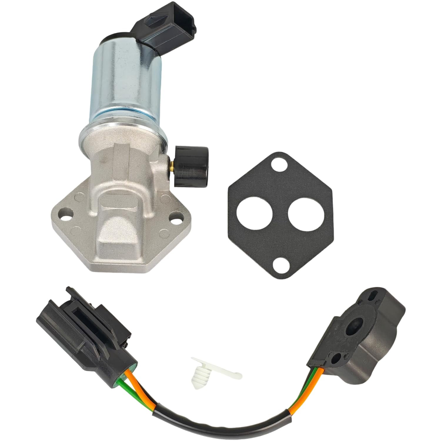 XYZIL TPS Throttle Position Sensor & IAC Idle Speed Air Control Valve Compatible with Ford F-150 F-250 E-150 E-250 E-350 Econoline Club Wagon 1994-1996, F-350 1994-1997, Bronco 1994-1995 F6TZ9F715HA