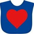 thumbnail image 3 of Inktastic Red Heart Boys or Girls Baby Bib, 3 of 4
