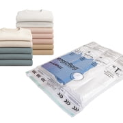 MagicBag Variety Pack Vacuum Storage Bags, 8 Pack Flat Compression Bags for Clothing & Bedding, Space Saving & Airtight