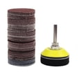 thumbnail image 5 of 100 Abrasive Discs 50Mm Polishing Sanding Disc + 1 Polishing Sanding Plate for Sandpaper Drill Grit 80 120 180 240 400 600 800 1200 2000 3000, 5 of 5