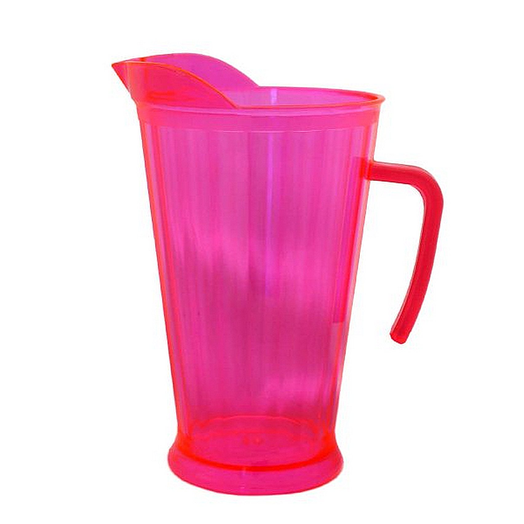 Pitcher Neon 1 - Party Essentials 60 Oz. Heavy Duty Pitchers. Neon Pink - Walmart.com
