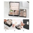 thumbnail image 3 of pitrice Jewelry Storage Case Organizer Display Holder for Rings Women Girls Gifts Black, 3 of 9