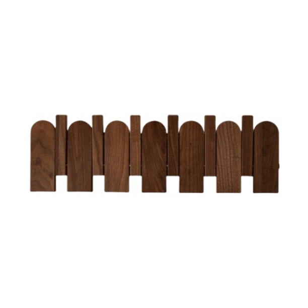 Perchero de Madera Montado en la Pared con Gancho Oculto, Colgador de Ropa, Sombrero, Llaves, Armario para Muebles de Sala de Estar D