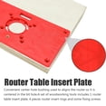 thumbnail image 1 of Router ABS Plastics Woodworking Engraving Machine Flip Board Milling And Slotting Tool Trimming Machine Woodworking Tool Multifunctional Router Table Insert Plate With 4 Rings, 1 of 7
