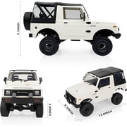 WPL C74-1 Suzuki Jimny 1/10 Scale RC Rock Crawler 4WD All Terriens Off-Road RC Cars with a Soft Top