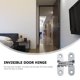 thumbnail image 3 of unbranded Bisagra Invisible Para Puerta De Casa En Aleación De Zinc Plata Ajustable Y Resistente, 3 of 8