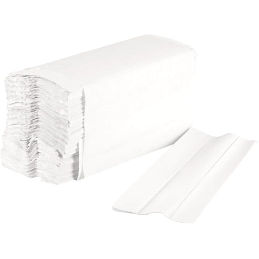 Pacific Blue Basic C-Fold Paper Towel White, 3.25 Inches x 10.25 Inches, 2,400 