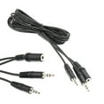 thumbnail image 2 of 3.5mm Female to 2 Male Splitter Cable Cord for Headphones and Speakers, 2 of 9