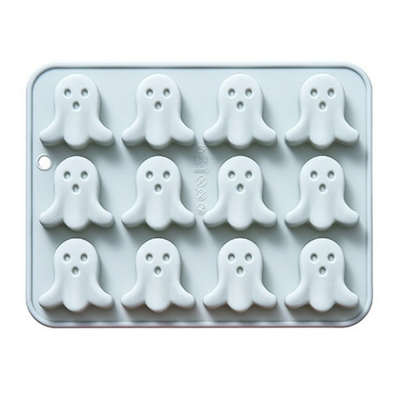 Shoreew Pumpkin Silicone Baking Mold 3D Cake Molds Halloween Theme Cupcake Pan Hot Chocolate Mold Soap Candle Making Mould
