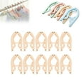 thumbnail image 2 of Clearance! Retractable Portable Travel Hangers Foldable Hangers for Travel Folding Hangers Space Saving Travel Hangers Foldable for Suitcase Tie Rack Hanger for Closet Clothes Drying Multi-Color, 2 of 9
