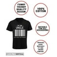 thumbnail image 2 of BROOKLYN VERTICAL Funny Father Uncle Grandfather Short Sleeve Crew Neck T-Shirt | Scan Here for Payment, 2 of 5