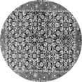 thumbnail image 1 of Ahgly Company Indoor Round Persian Gray Traditional Area Rugs, 7' Round, 1 of 1