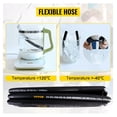 thumbnail image 5 of 1/4 inch Hydraulic Hose 100 ft, 5800 PSI Rubber Hose with Steel Wire Braid, Flexible Hydraulic Oil Hose for Construction Agriculture Machinery, 5 of 7