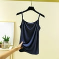 thumbnail image 3 of Tank Tops for Women,Soft Strap Camisole Tank Top for Layering Comfortable All Season Casual Wear Basic Undershirt,Camisole Tops for Women,Blue,XL, 3 of 3