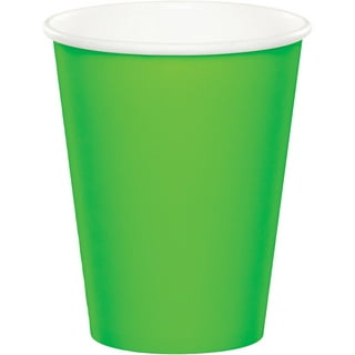 Festive Green Paper Cups 20ct, Party Supplies, Decorations, Costumes, New York