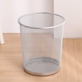 thumbnail image 5 of Waste Paper Dustbin Black Wire Heavy Duty Paper Bucket for Home Bureau A Wastepaper Set Other Cleaning Supplies Happy Day!, 5 of 7