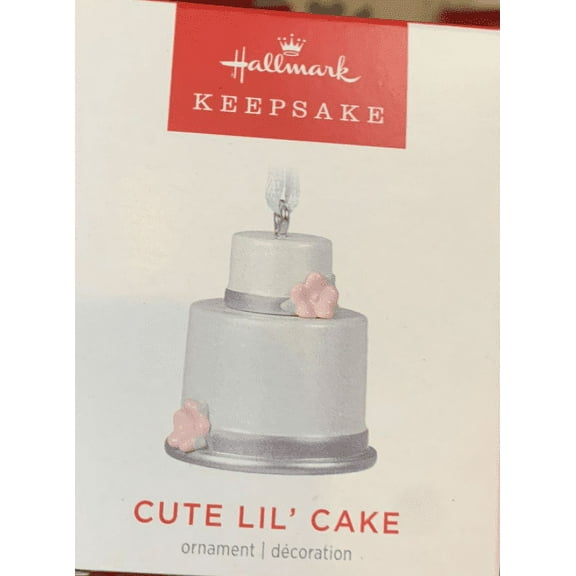 Hallmark Keepsake Miniature Christmas Ornament Cute Lil' Cake 2022