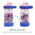thumbnail image 3 of The First Years Minnie Mouse Sip & See Toddler Water Bottle w/ Floating Charm, 12 Oz, 3 of 8