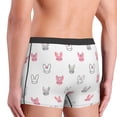 thumbnail image 3 of Goofa Girl Rabbit Printed Men's Boxer Briefs Underwear, Moisture-Wicking Underwear, Trunk,Soft and Breathable Cotton Underwear-XX-Large, 3 of 9