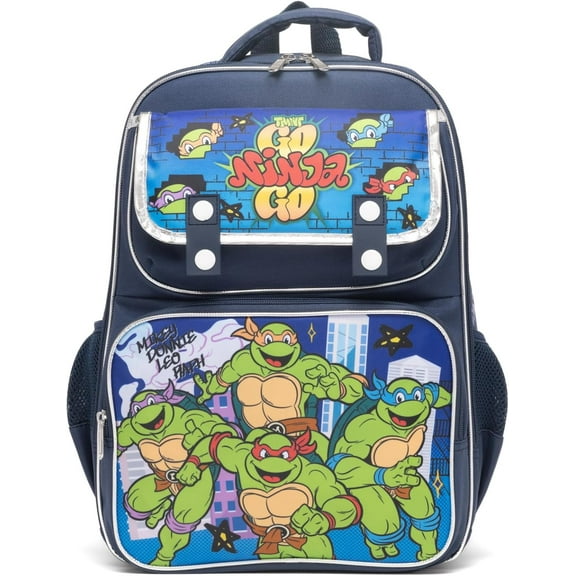 16" Teenage Mutant Ninja Turtle Large School backpack with Padded Back and Adjustable Straps