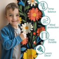 thumbnail image 3 of Blackout Kids Curtains,Pioneer Flower Childrens Insulated Curtains Set Of 2,Bedroom Essentials,Toddler Room Decor 42x63in(106x160cm), 3 of 4