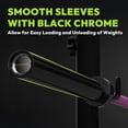 thumbnail image 2 of HANDBODE 7ft Olympic Barbell 45lb (20kg) - 1000lb High-Capacity Weight Bar for Deadlift / Powerlifting / Squat, Bench Press Bar for Strength Training Home Gym Workout, Pink, 2 of 9