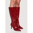 thumbnail image 2 of Women's Pointy Toe Side Zip High Heel Boots, 2 of 3