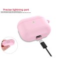 thumbnail image 3 of Airpods 3 Case Cover, Case for Airpod 3 Gen, Tekcoo for Apple AirPods Pro Silicone Case Protector Shockproof Full Cover + Keychain -Pink, 3 of 9