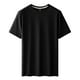 thumbnail image 2 of pstuiky camisetas de hombre, Camiseta informal de cuello redondo de color liso para hombre, camiseta de manga corta con cuello redondo ropa de hombre xxxxl, 2 of 9