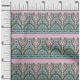 thumbnail image 1 of oneOone Georgette Viscose Fabric Leaves & Floral Block Print Fabric By Yard 42 Inch Wide, 1 of 4