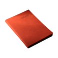 thumbnail image 1 of Cuaderno de negocios A5 con hojas rayadas, 220 páginas, para estudiantes, profesores y personal, color rojo y naranja, 1 of 5
