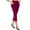 501_Wine, variant on KALE Cotton Yoga Pants for Women Dressy Workout High Waist Athletic Leggings Pant Leggings Tummy Control Purple S