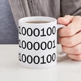 thumbnail image 6 of CafePress - Dad Binary - 11 oz Ceramic Mug - Novelty Coffee Tea Cup, 6 of 6