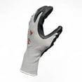 thumbnail image 2 of MCR Safety 9673 NXG Work Gloves 13 Gauge Gray Nylon Black Nitrile 12 Pairs, 2 of 4