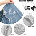 thumbnail image 7 of Jiueut Sunflower Butterfly Pattern Gaming Chair Cover with Armrest Cover, Daisy Marble Removable Computer Chair Seat Cover Stretchable Rotating Desk Chair Seat Cushion Protectors, 7 of 7